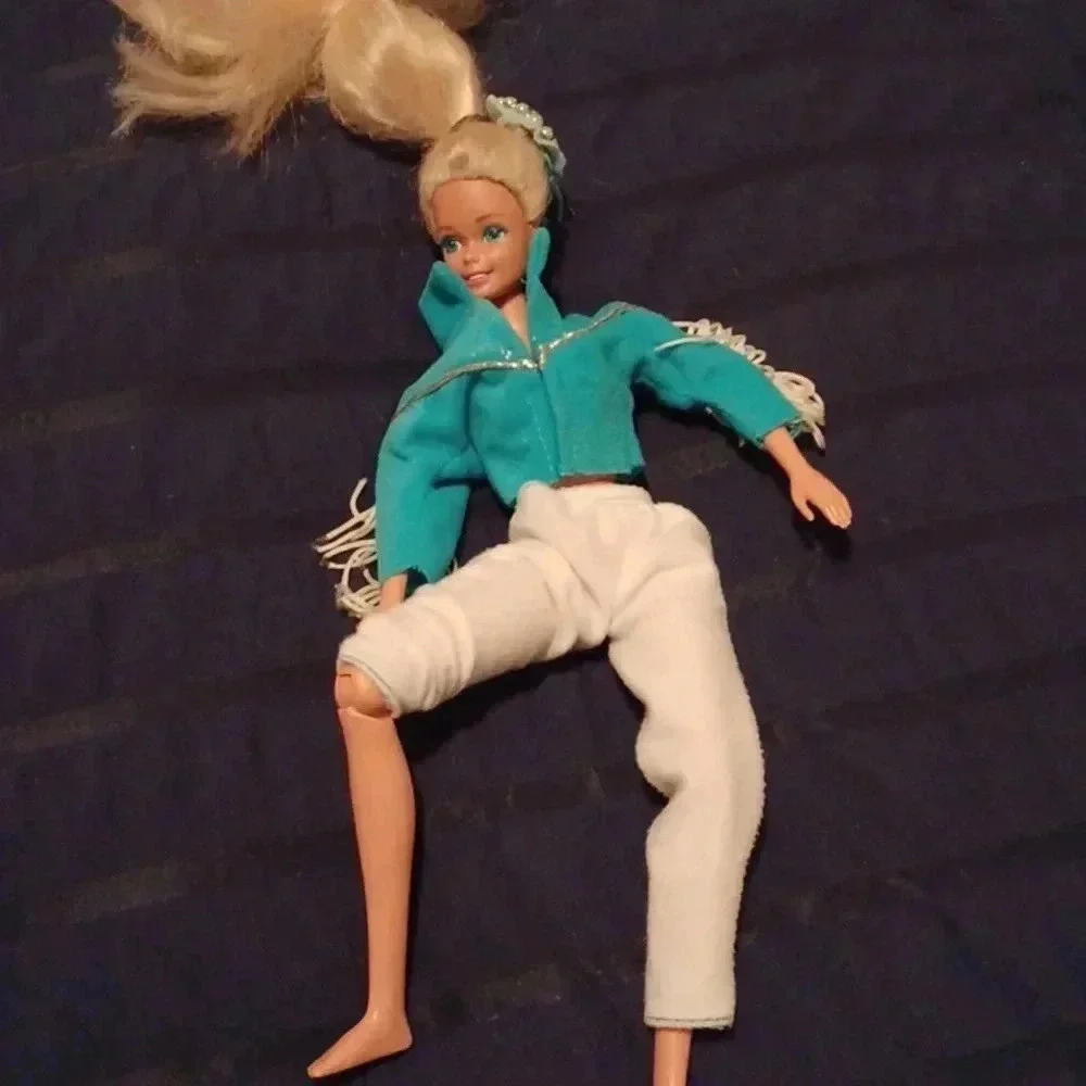 2 vintage Mattel Barbie dolls , one  Ken and one mini with extras
